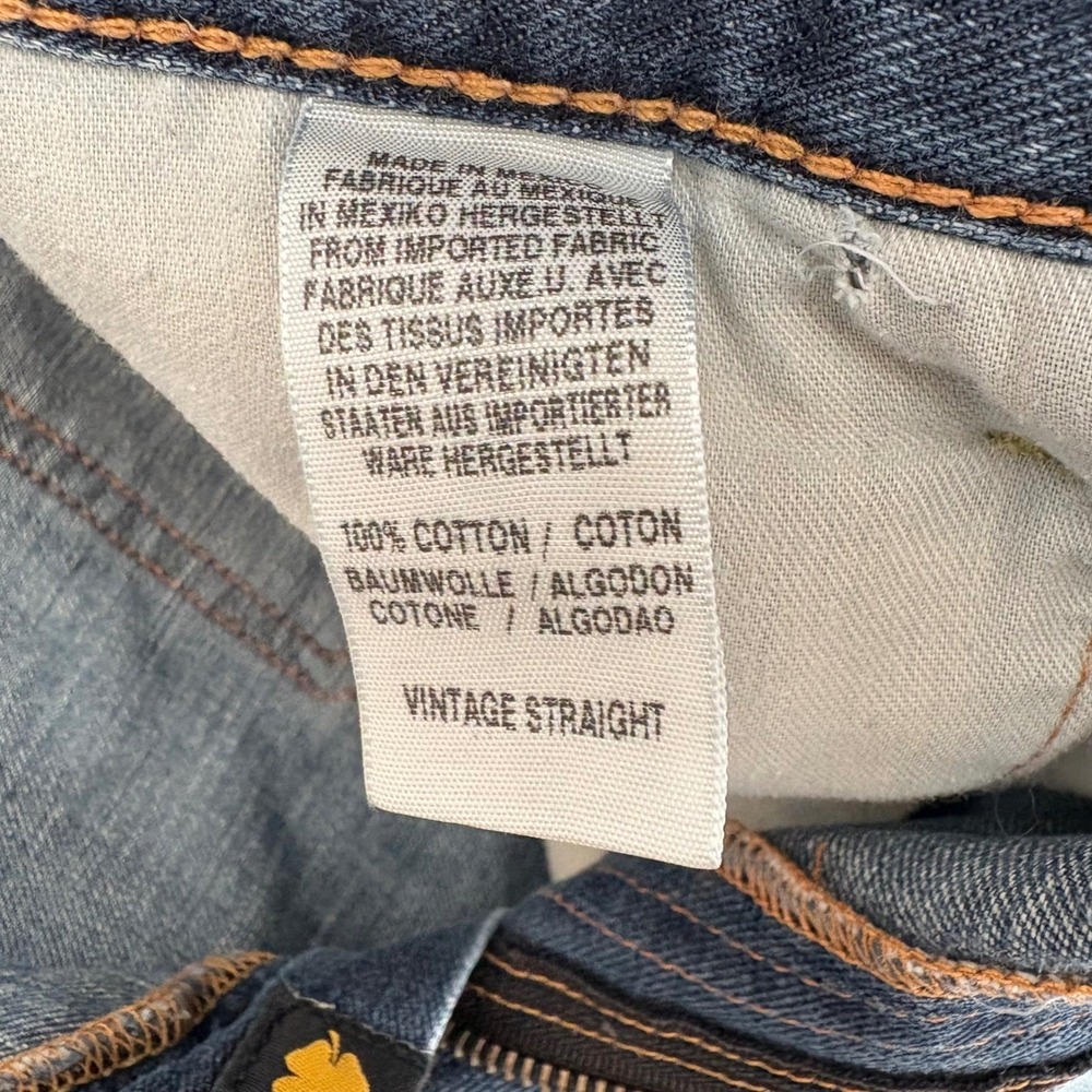 Lucky Brand Vintage Straight Jeans Mens 40x32 (Fits‎ 41x31) Blue Denim Classic - Picture 9 of 16